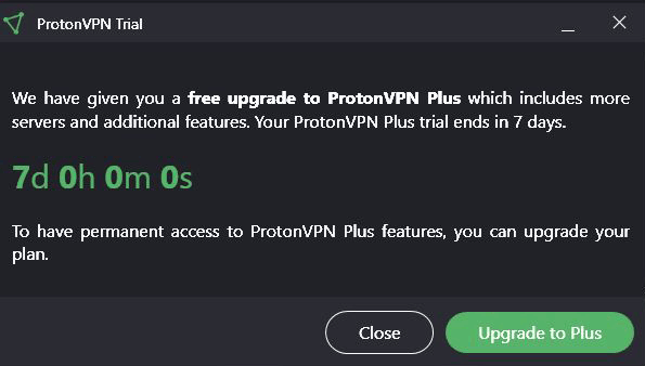 Proton VPN бесплатное пробное приложение