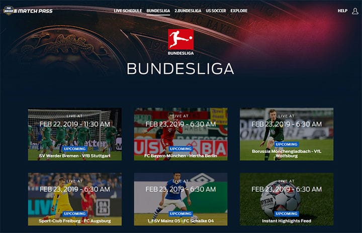 Fox Soccer Match Pass Бундеслига ВПН