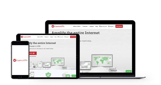 скриншот устройств с установленным expressvpn